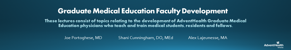 2023 Faculty Development: GME Banner